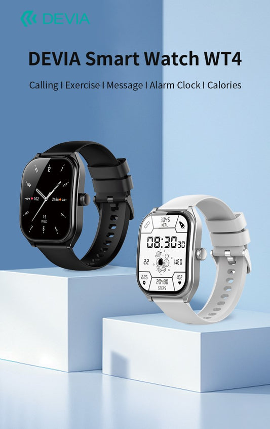DEVIA Smart Watch WT4 IP67 modello JX627J Nero