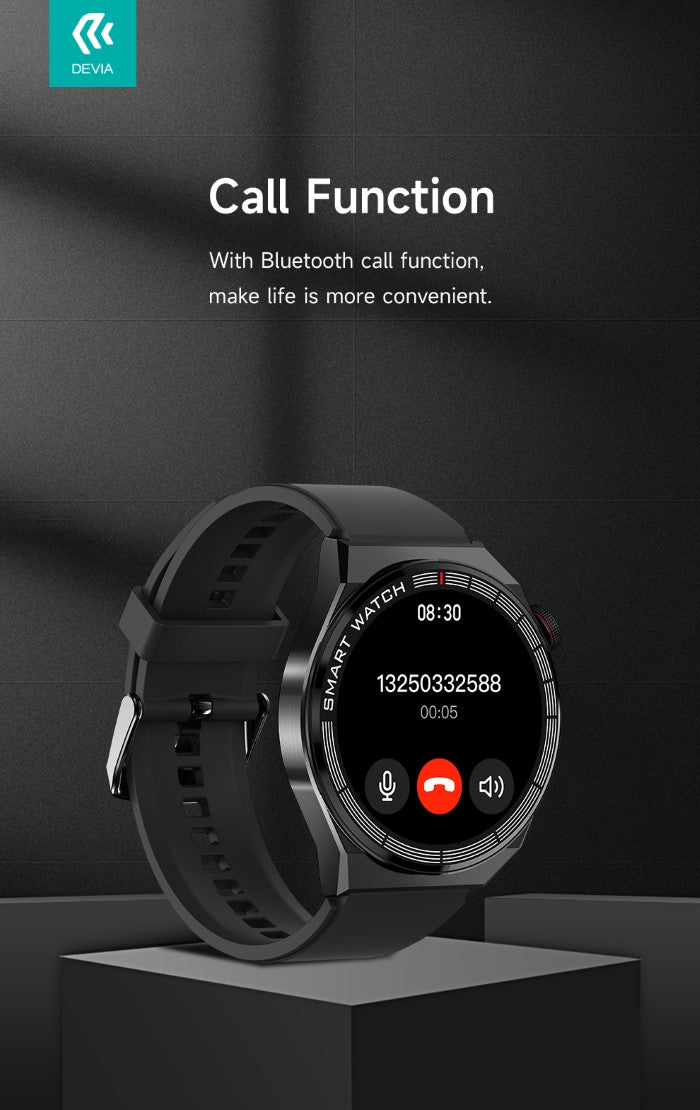 DEVIA Smart Watch Pro1 EM705 IP68 Display Amoled HD Nero