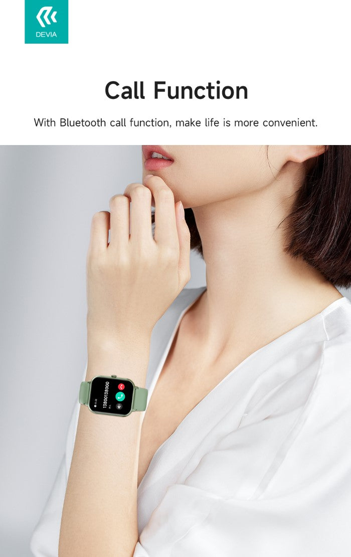 DEVIA Smart Watch WT2 IP67 modello ZL54C Argento