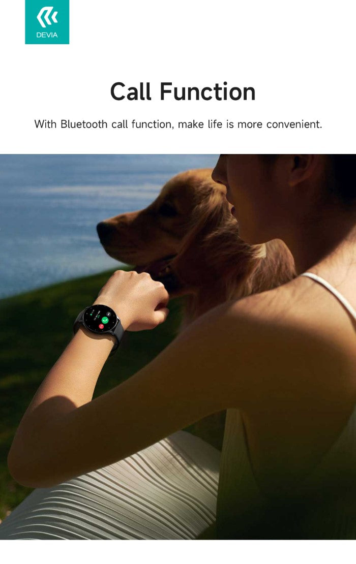DEVIA Smart Watch modello WT1 APP DaFit Beige