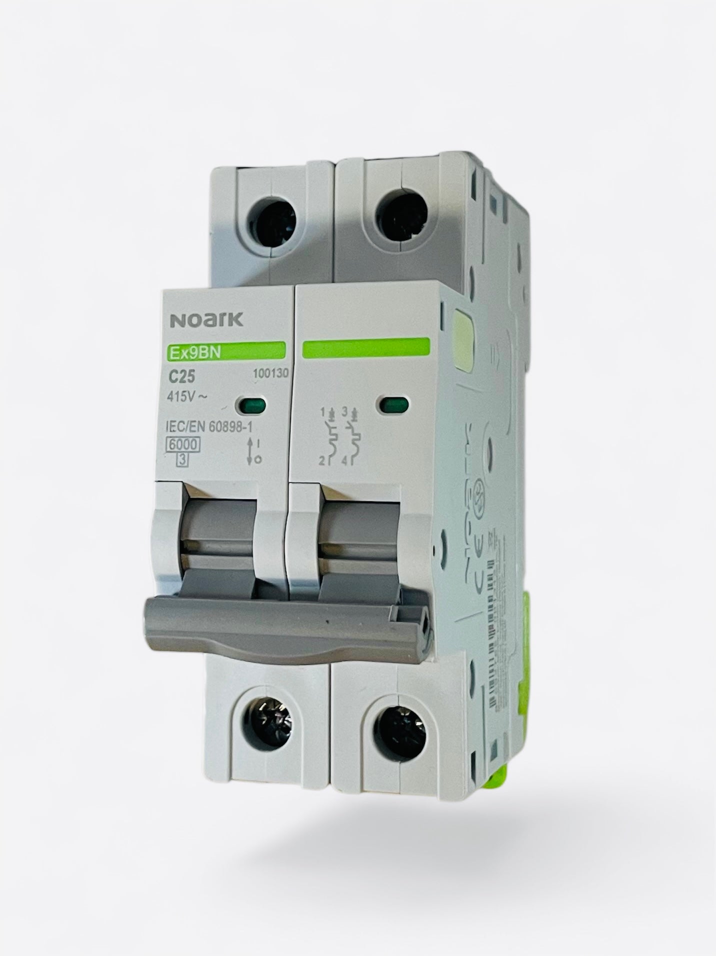 Interruttore Automatico magnetotermico Bipolare Ex9BN 2P 25A 6K Noark 100130