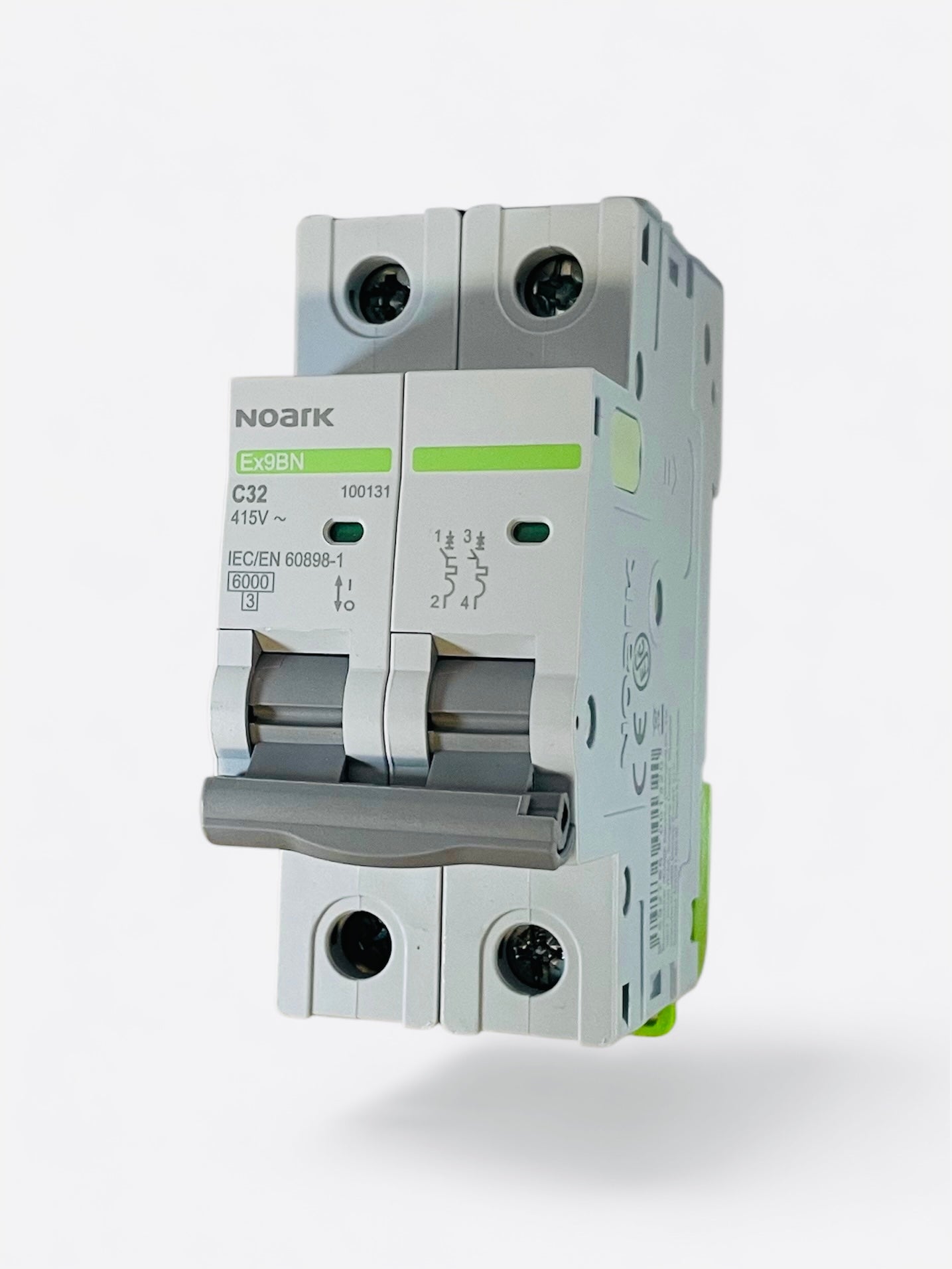 Interruttore Automatico magnetotermico Bipolare Ex9BN 2P 32A 6K Noark 100131