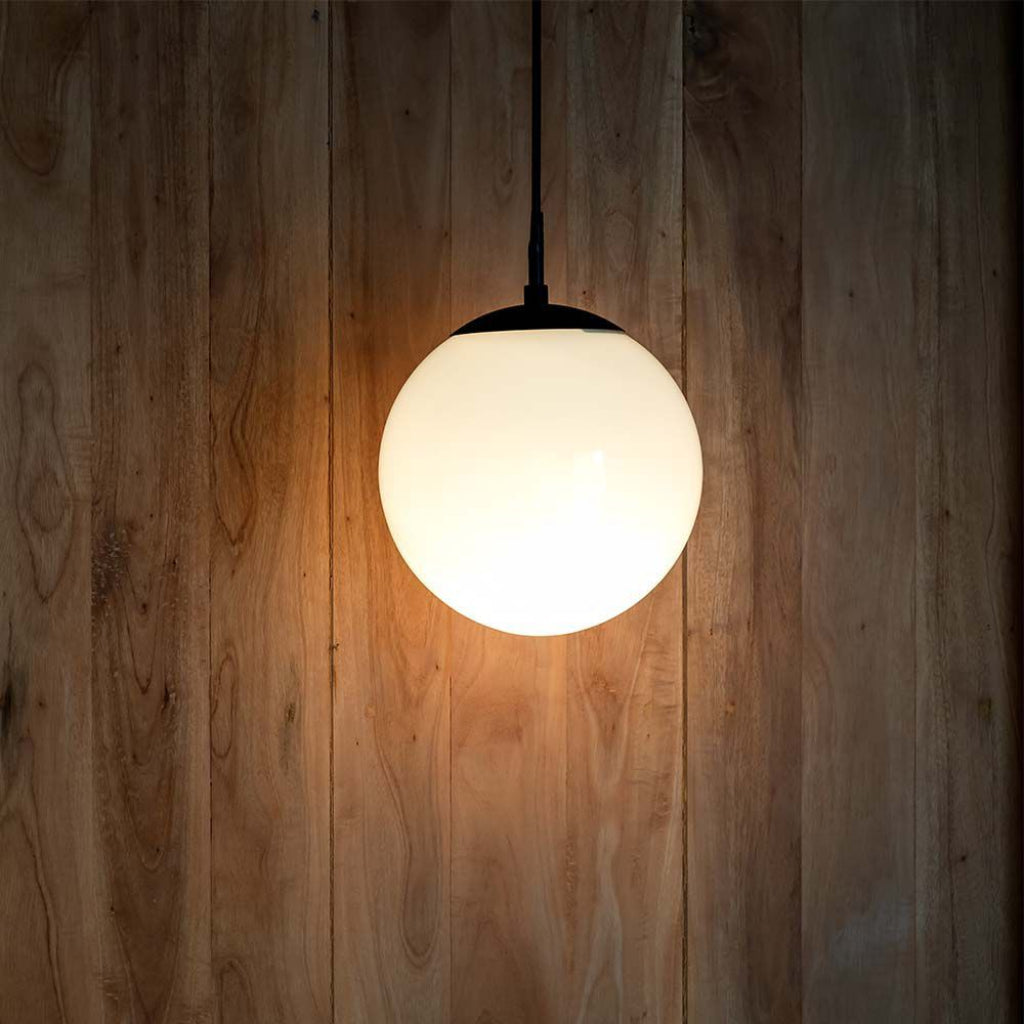 Lampadario LED V-TAC da Soffitto con Portalampada E27 (max 60W) Colore Nero Opaco Ø200x800mm IP44 SKU 11825