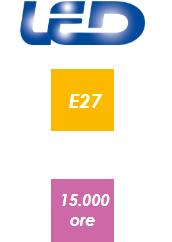 LAMPADINA LED SFERA IMPERIA OPALE E27 3W 230V 3000K 15000H 209400