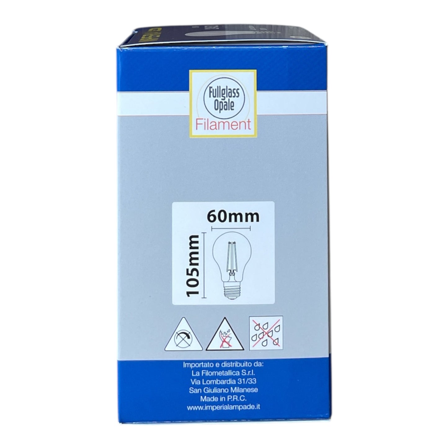 Lampadina led goccia E27 4000K 15W 2452 lumen 230V 25000H FILAMENT OPALE 213940