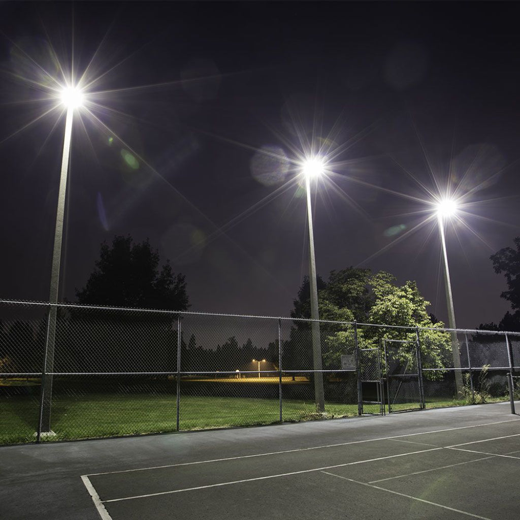 Faro LED V-TAC SMD Chip Samsung 100W Cavo 1m Colore Nero 4000K IP65 23440