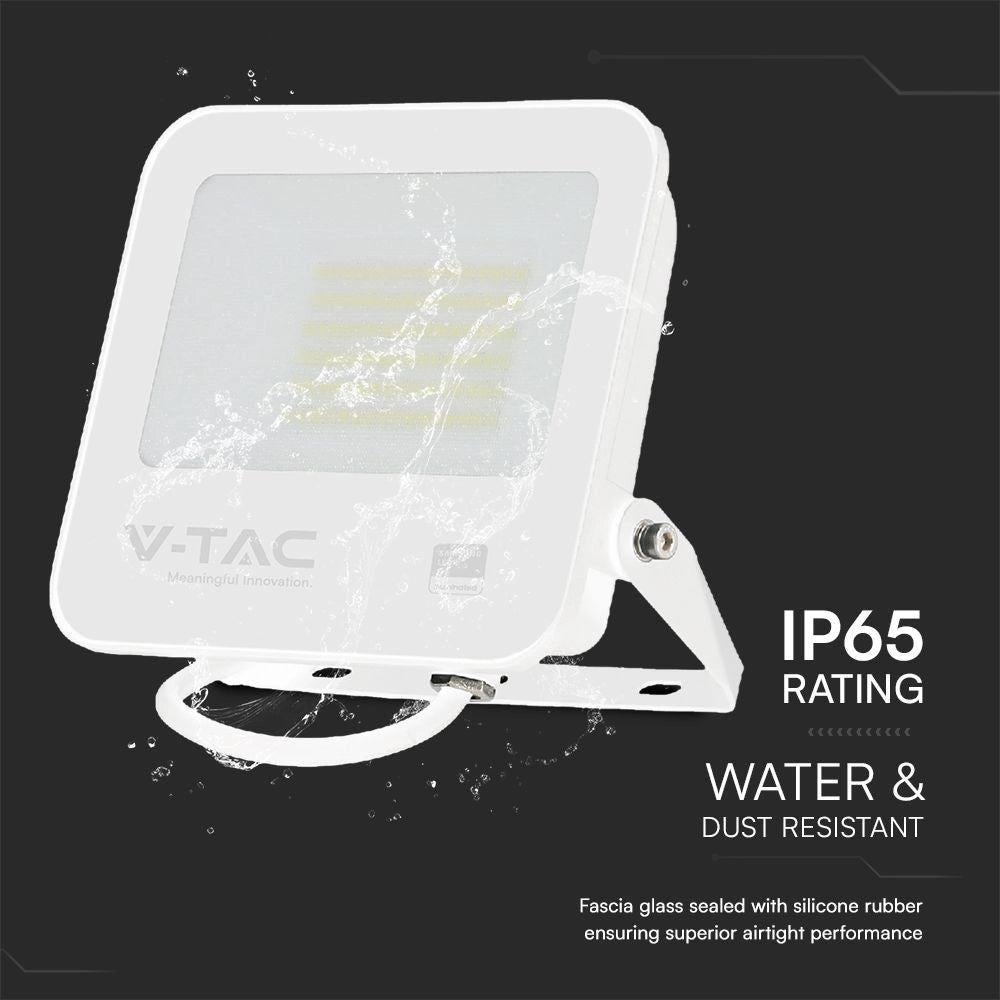 Faro LED V-TAC SMD Chip Samsung 50W Colore Bianco 4000K IP65 23689