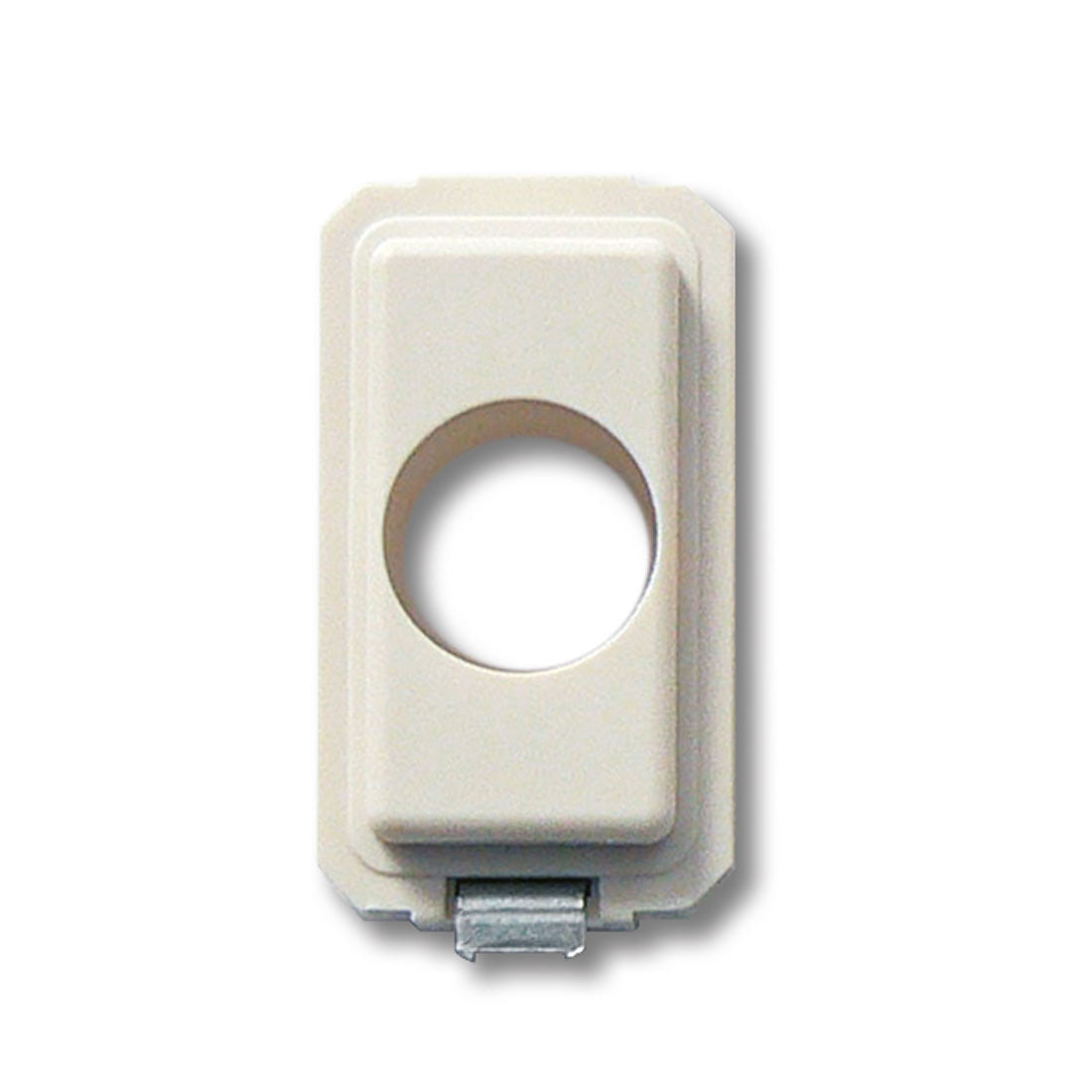 FRACARRO Adattatore per la serie civile BTicino Magic ® di colore avorio con 1 foro per le prese a 1 uscita (SPI e SPF) 280755