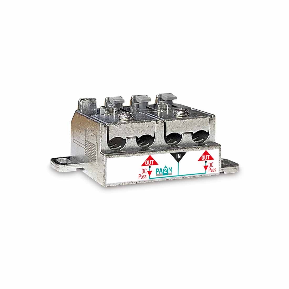 FRACARRO Partitore a morsetto a 2 vie della serie PAM in banda TV e Satellite (5-2400MHz) 287456