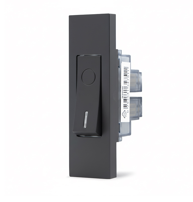 ZEN INTERRUTTORE BIPOLARE NERO N202N