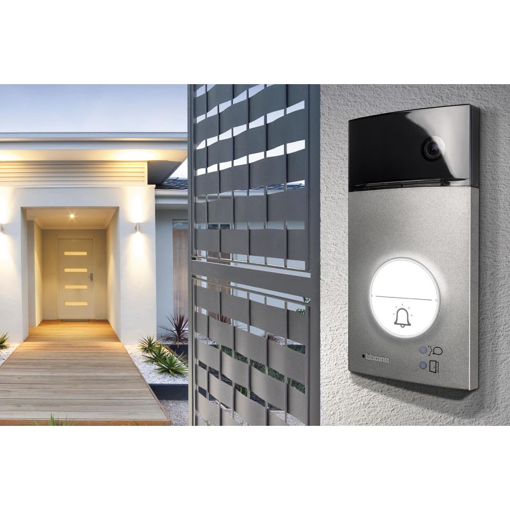 BTICINO Pulsantiera video Linea 3000 - finitura grigio 343091