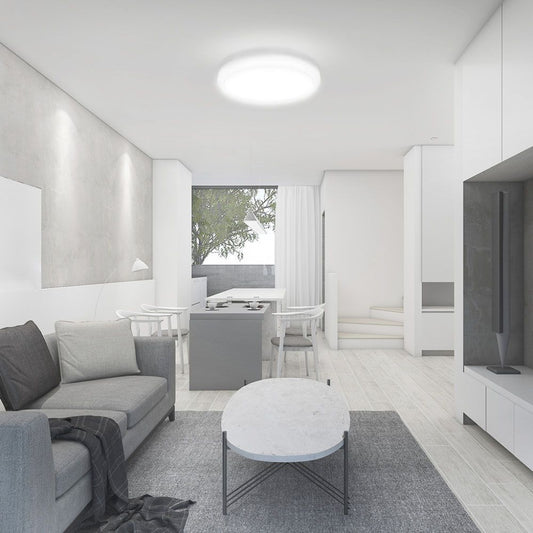 V-TAC Plafoniera LED Rotonda 18W Cornice Bianca 6500K IP44 SKU 76171 VT-8618