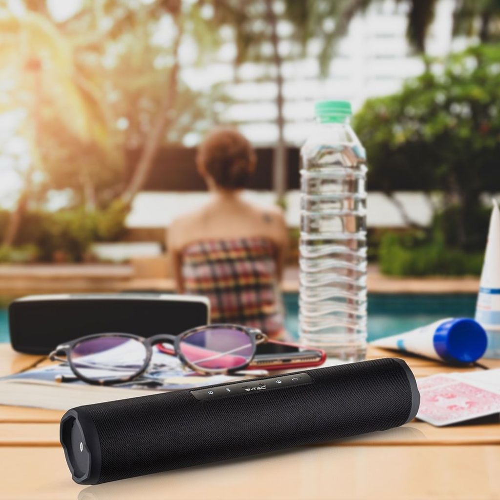 Altoparlante Bluetooth Portatile con Microfono e Pulsante Touch con FM AUX/USB e TF Funzione TWS e Batteria da 1200mah SKU 7726 VT-6133