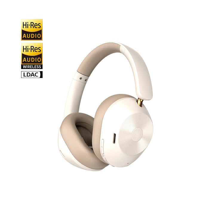 Cuffie Bluetooth Wireless Bianco OneOdio Focus A5 Dual Hi-Res CE con ANC ONEOA5530W