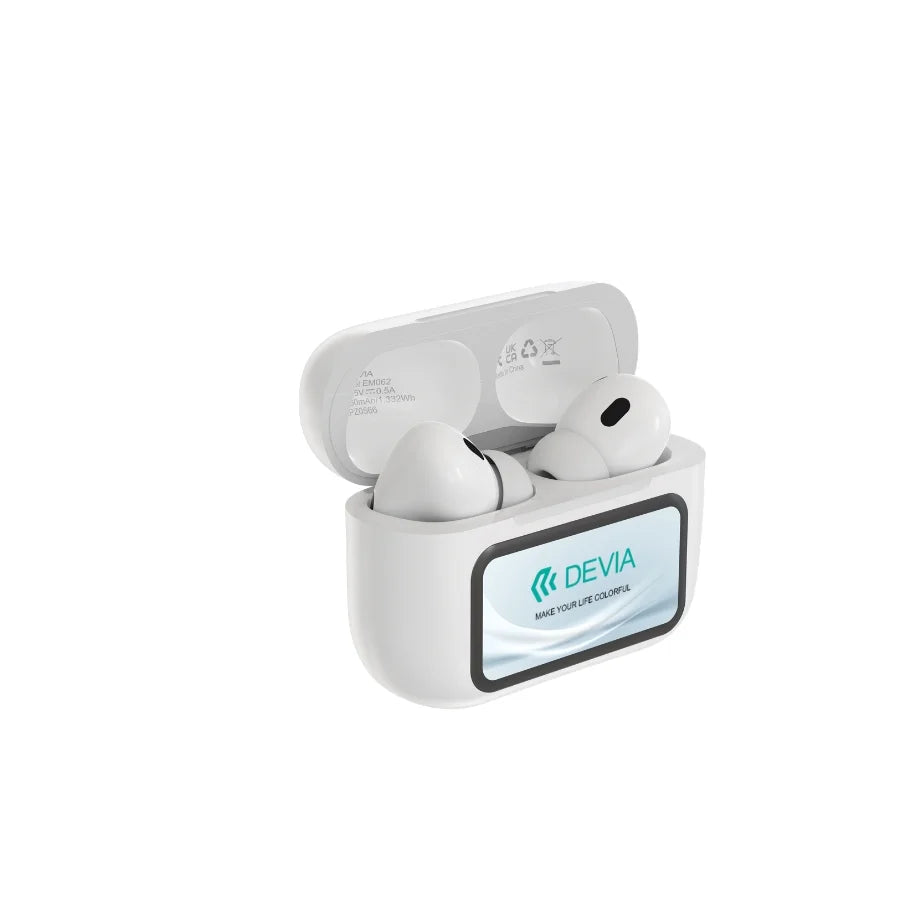 Auricolari TWS con Traduttore simultaneo e AI integrata con display e funzione ANC (Cancellazione del Rumore)DETWSTAI392