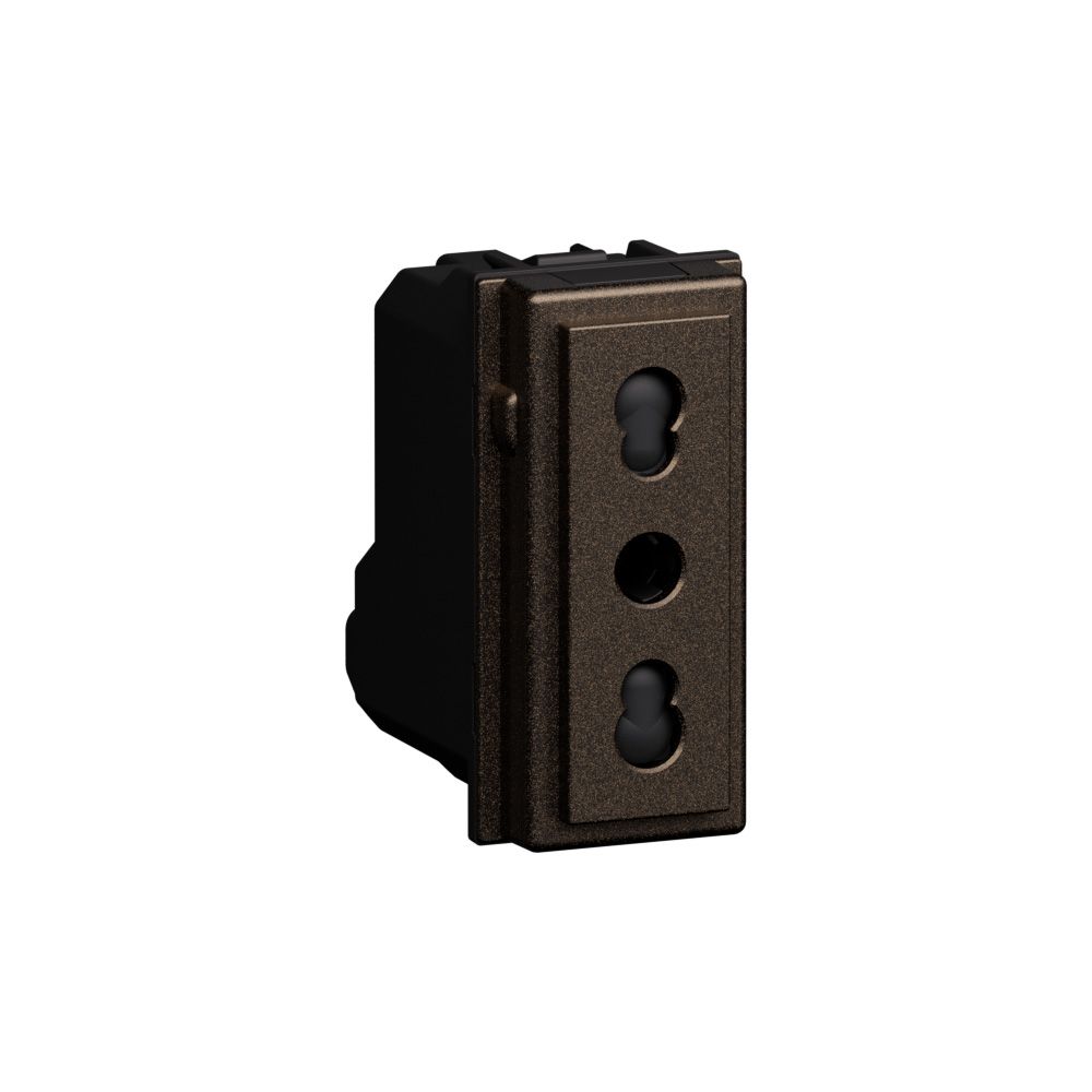 presa standard italiano P17/P11 2 P+T 16 A 250 Va.c. Bticino KB4180