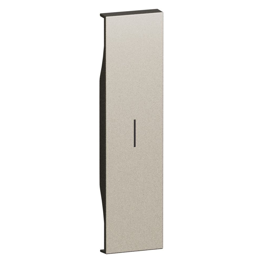 Cover illuminabile. Per art. K4001, K4003, K4004, K4004L, K4005, K4034N, K4003C, K4411C, K4003CWI - 1 modulo - Champagne. Bticino KC01