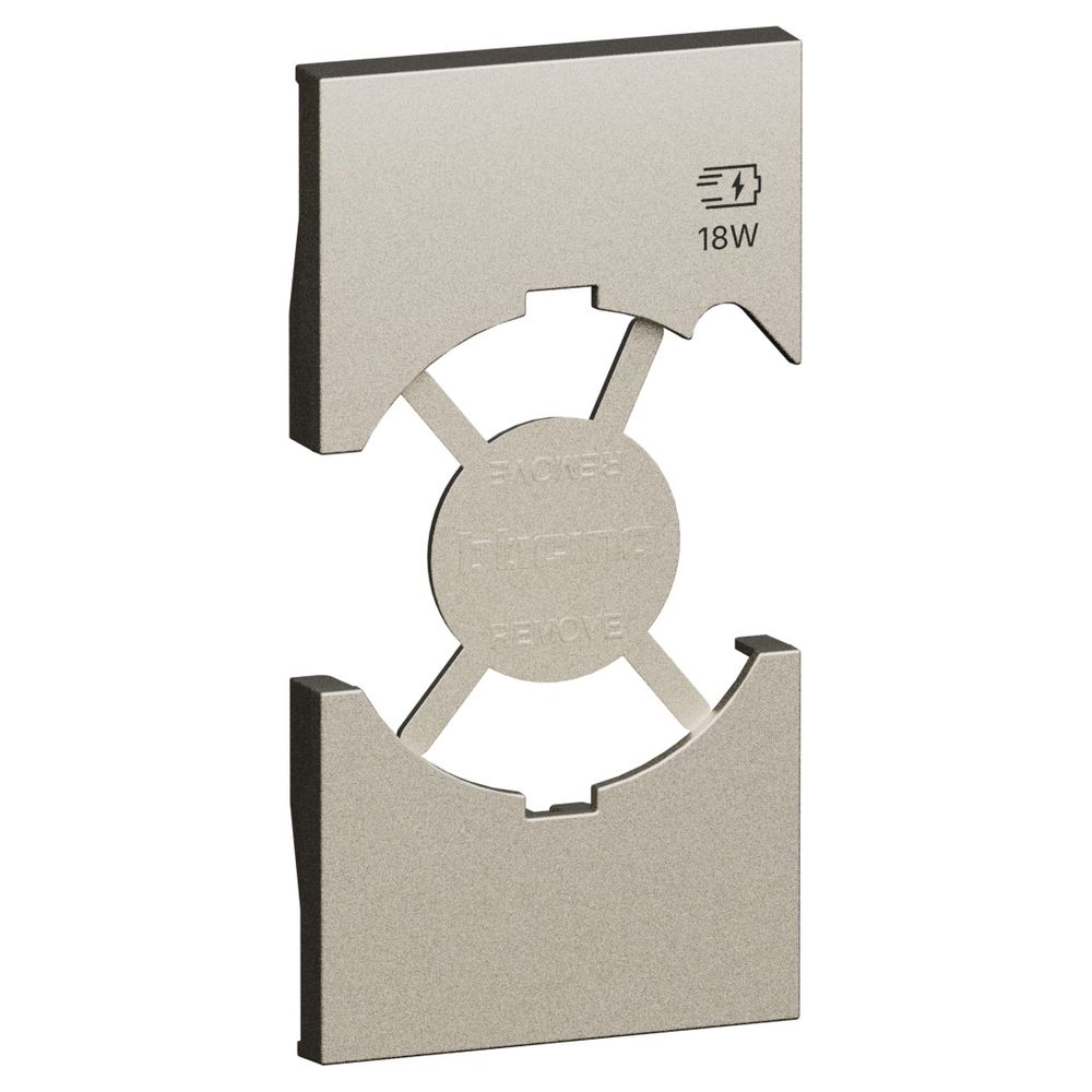 Cover per presa standard Italia P40 + USB - Champagne Bticino KC68