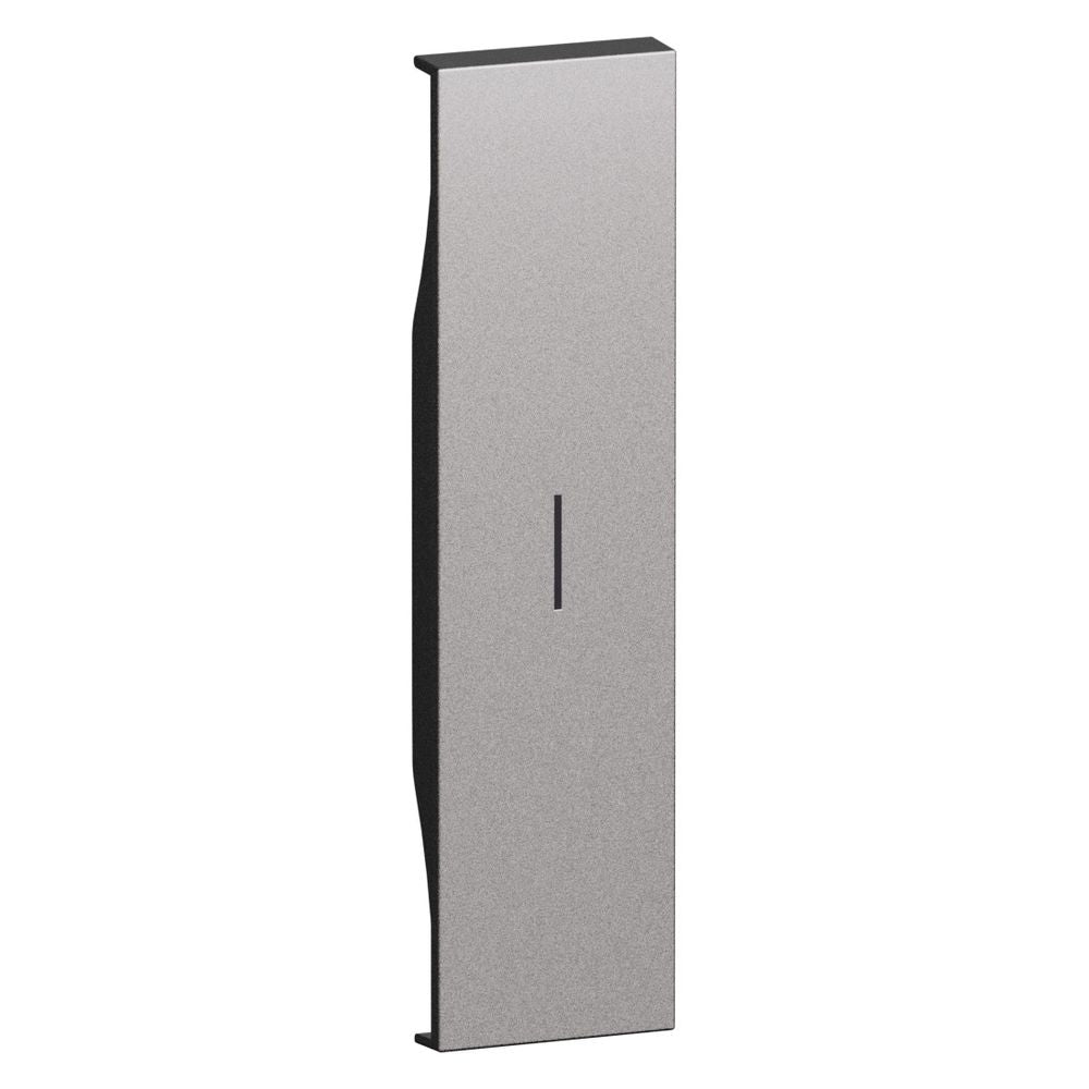 Cover illuminabile. Per art. K4001, K4003, K4004, K4004L, K4005, K4034N, K4003C, K4411C, K4003CWI - 1 modulo - Steel KS01