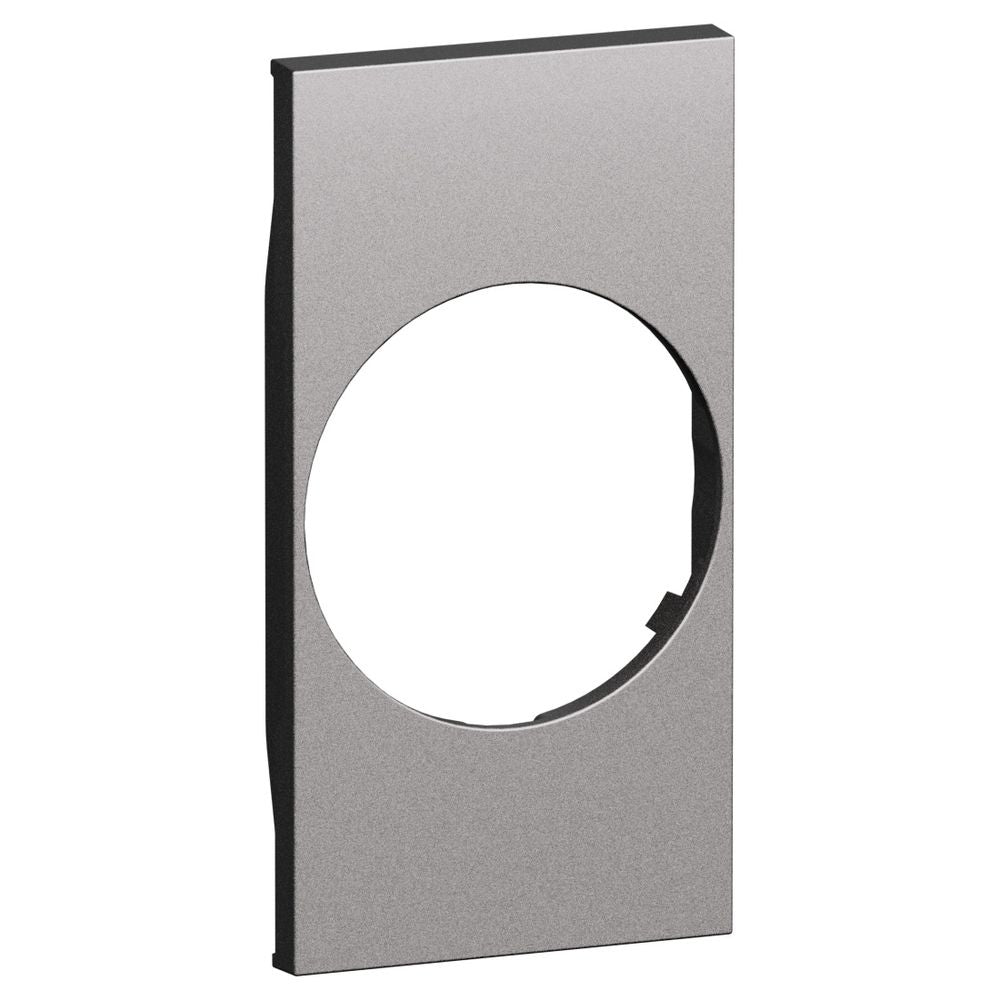 Cover per torcia estraibile articolo K4380 e prese standard tedesco - 2 moduli - Steel Bticino KS04