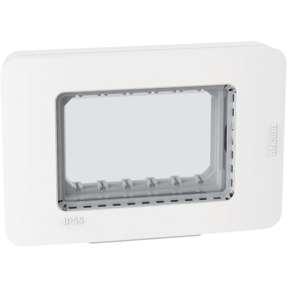 BTICINO Placca IP55 3 moduli - bianco 28603W