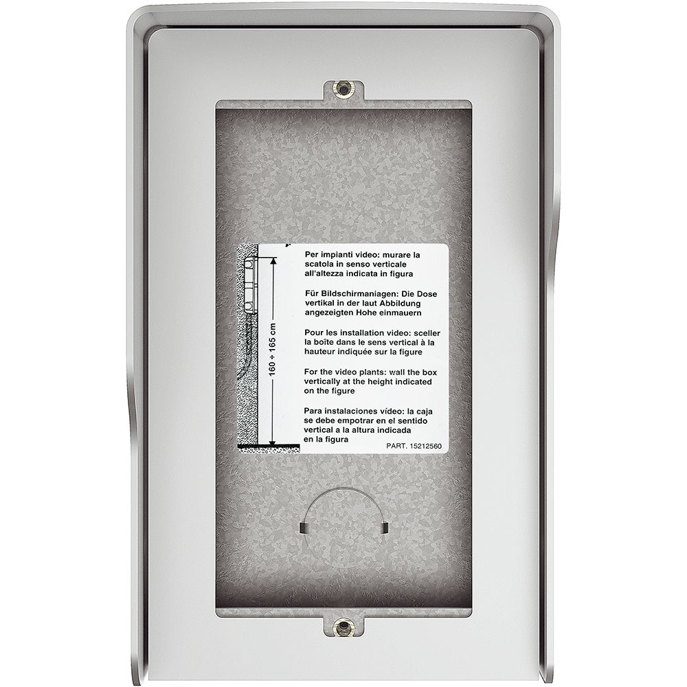 BTICINO Scatola fuori muro 2 moduli con tetto antipioggia 350621