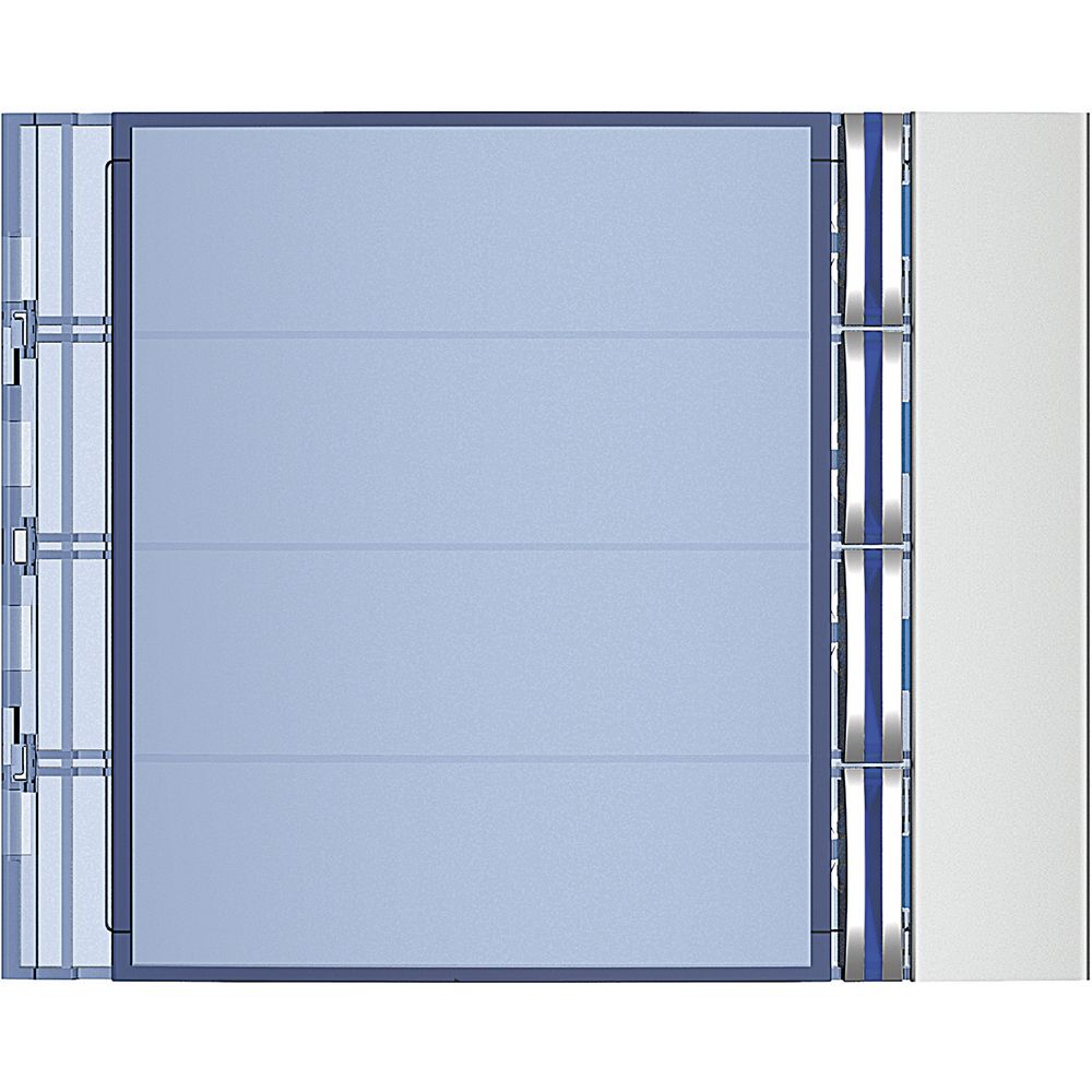 BTICINO Frontale 4 pulsanti su colonna singola finitura Allmetal 352041