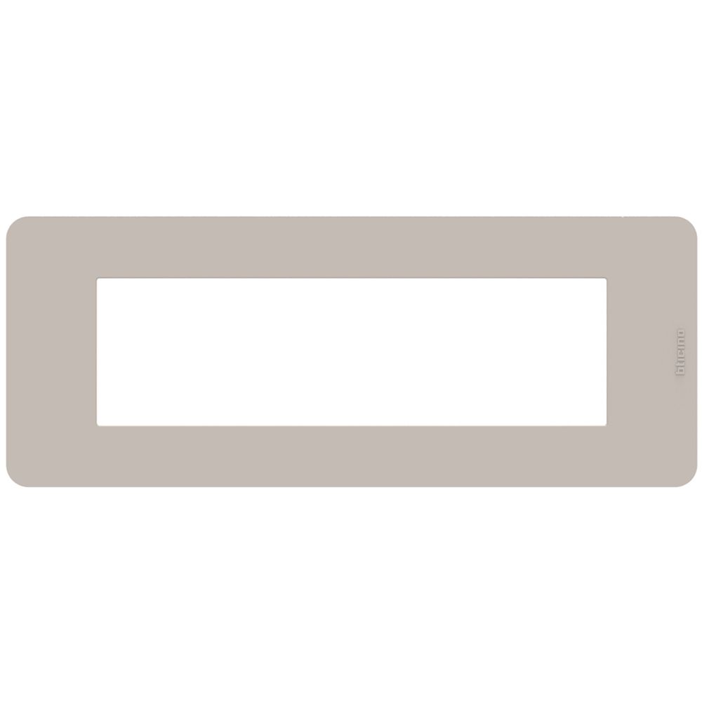 BTICINO Placca MatixGO 7 moduli JA4807TS