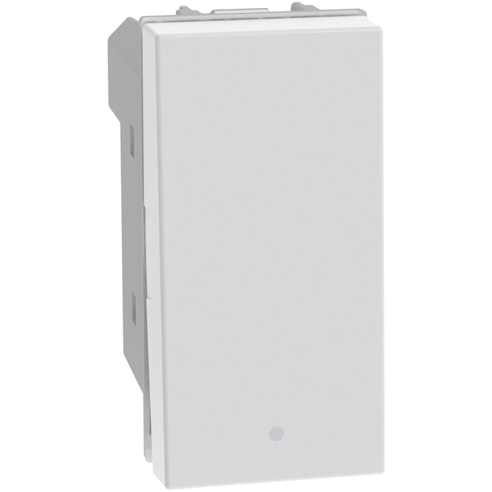 BTICINO MatixGO Interruttore basculante Bianco 1P 10AX – 250Vac - illuminabile JW4001