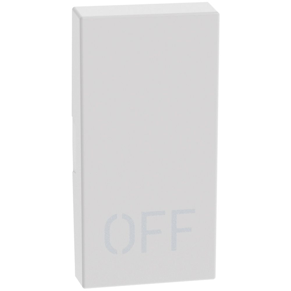 BTICINO Copritasto con simbolo OFF per comandi basculanti JW4915N