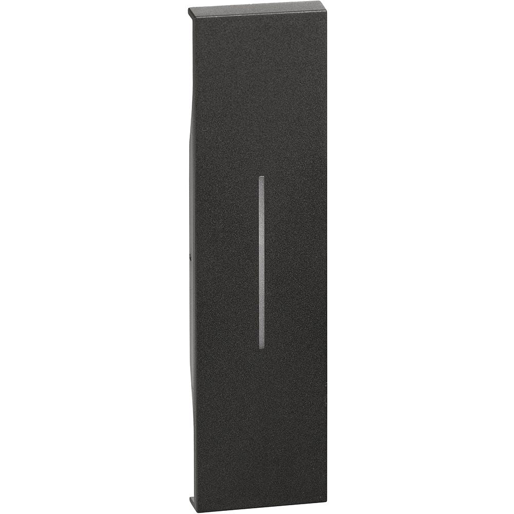 Cover illuminabile. Per art. K4001, K4003, K4004, K4004L, K4005, K4034, K4003C - 1 modulo, Nero. Bticino KG01