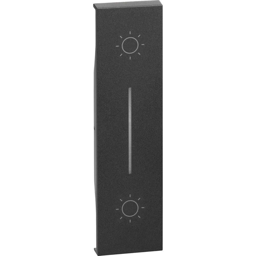 Cover per pulsante non interbloccato art. K4036 - 1 modulo, Nero. Bticino KG05L