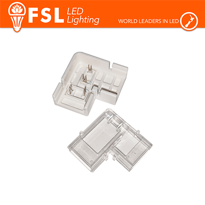 Connettore angolare 90° per strisce LED 220V
