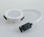 Faretto ad incasso LED FUSION in alluminio bianco con driver integrato 5W 4000K (luce naturale)