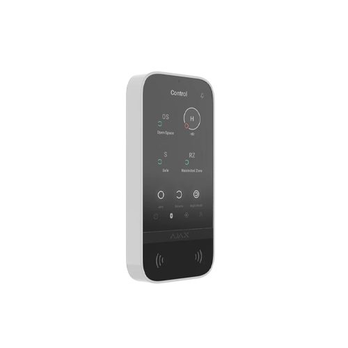 Tastiera wireless con touch screen con lettore di TAG/card e Bluetooth Bianca Ajax 58455.148.WH1