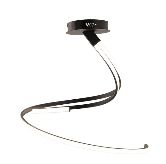 PLAFONIERA LED FANEUROPE KINETIC 40W 5440LM CCT 60X4X58CM COLORI BIANCO/NER/ORO LED-KINETIC