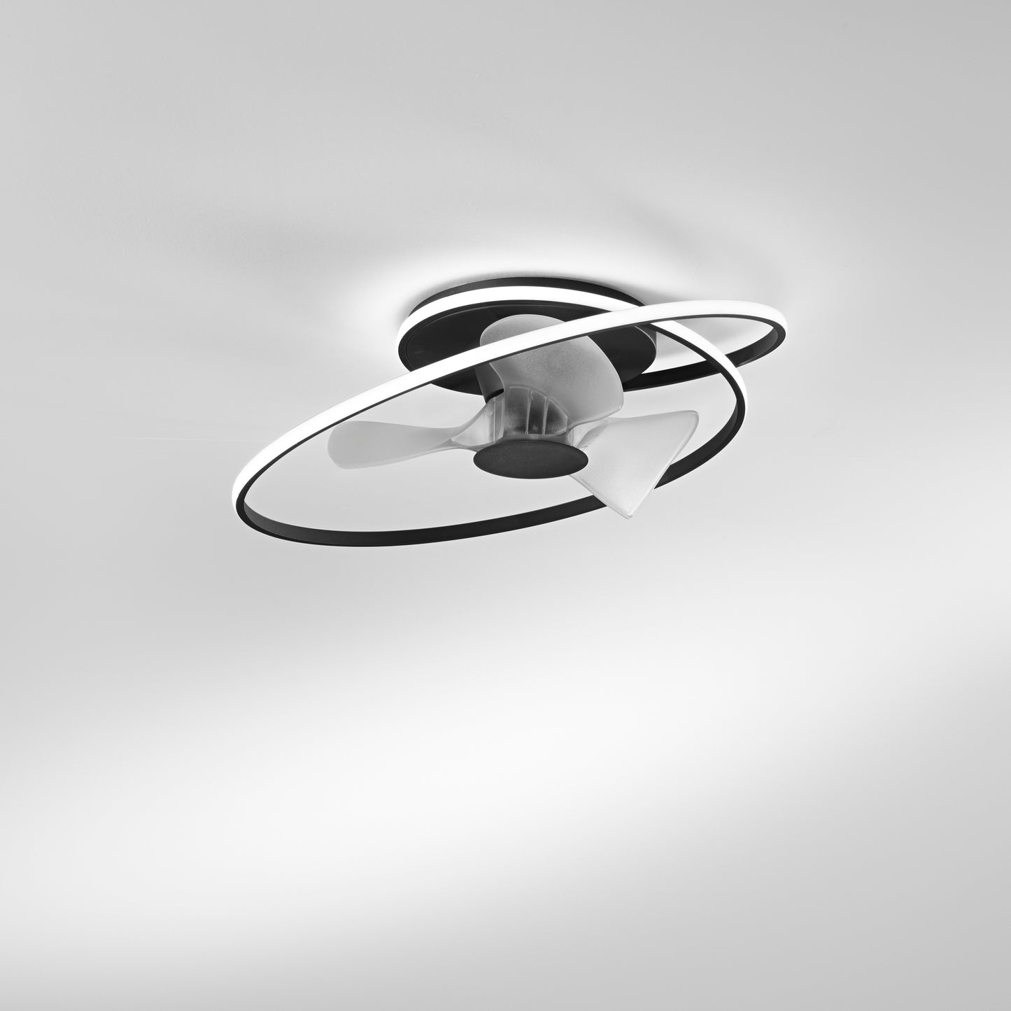 Plafoniera led ventilatore Faneurope storm 60W 7450LM CCT 77X27cm bianco o nero led-storm