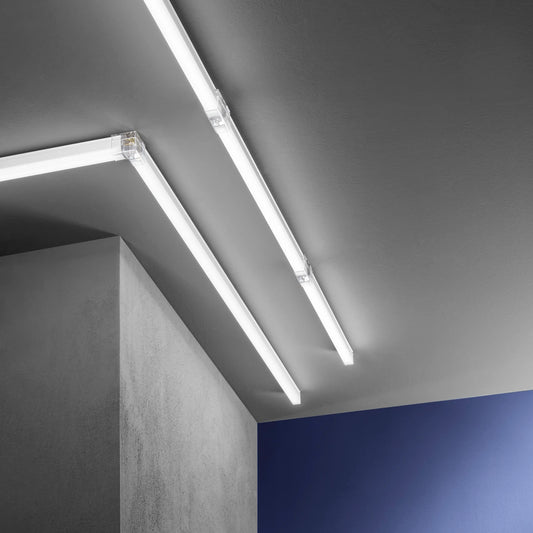 Barra led shape bianco in policarbonato 18w 1800lm 6500K - 2400LM 4000K 117x5cm LEDBAR-SHAPE-117