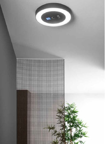 FANEUROPE PLAFONIERA LED ZOOM CON VIDEOCAMERA 30W 3600LM 4000K DIMMERABILE Wi-Fi IP54 30X5 5CM LED-ZOOM-INT