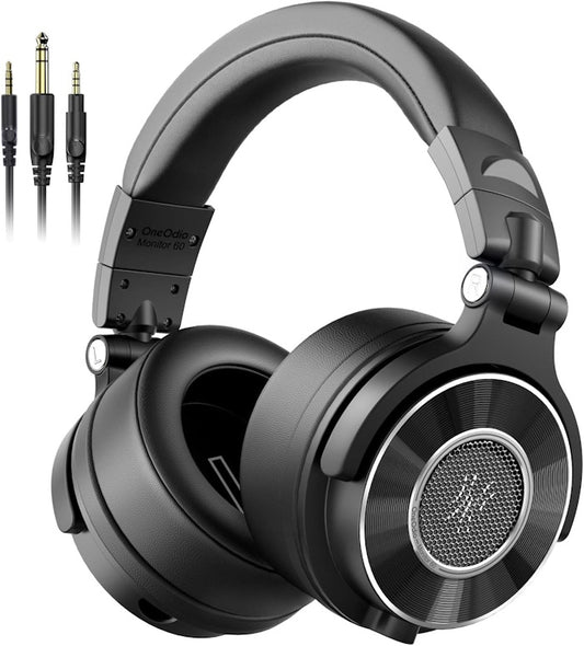 Cuffie con filo Nero OneOdio Monitor 60 Hi-Res Professionali DJ con ONEOM60212B