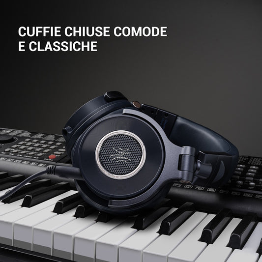 Cuffie con filo Blu OneOdio Monitor 60 Hi-Res Cuffie Cablate Professionali DJ Blue ONEOM60318A