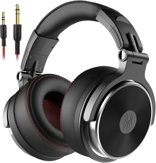 Cuffie con filo Nero OneOdio Studio Pro 50 Cuffie Hi-Res DJ Cablate c/Microfo ONEOP50052B