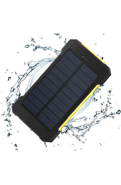 POWER BANK SOLARE 20000H ricarica rapida impermeabile e con torcia led