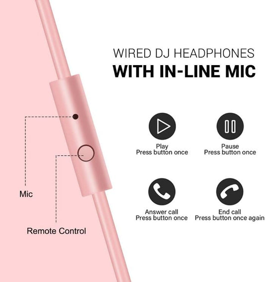 Cuffie con filo Rosa OneOdio Studio Pro 10 Hi-Res c/ Shareporte e Microfono ONEOP10120P