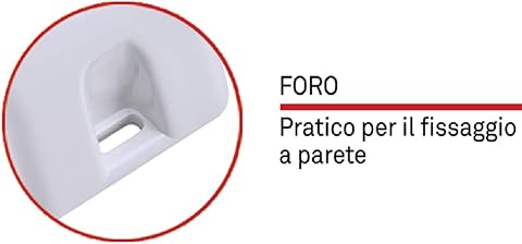 ROSI Multipresa serie Emilia spina 10A, Bianco, 3 prese schuko biv. 10/16A RS94001T