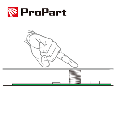 Dimmer interruttore touch 1 canale - MAX 24V/76W