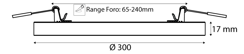 Plafoniera led Imperia iNEBULA 2IN1 D.300 3CCT 3POWER 12W/18W/24W 3000/4000/6000K 214282