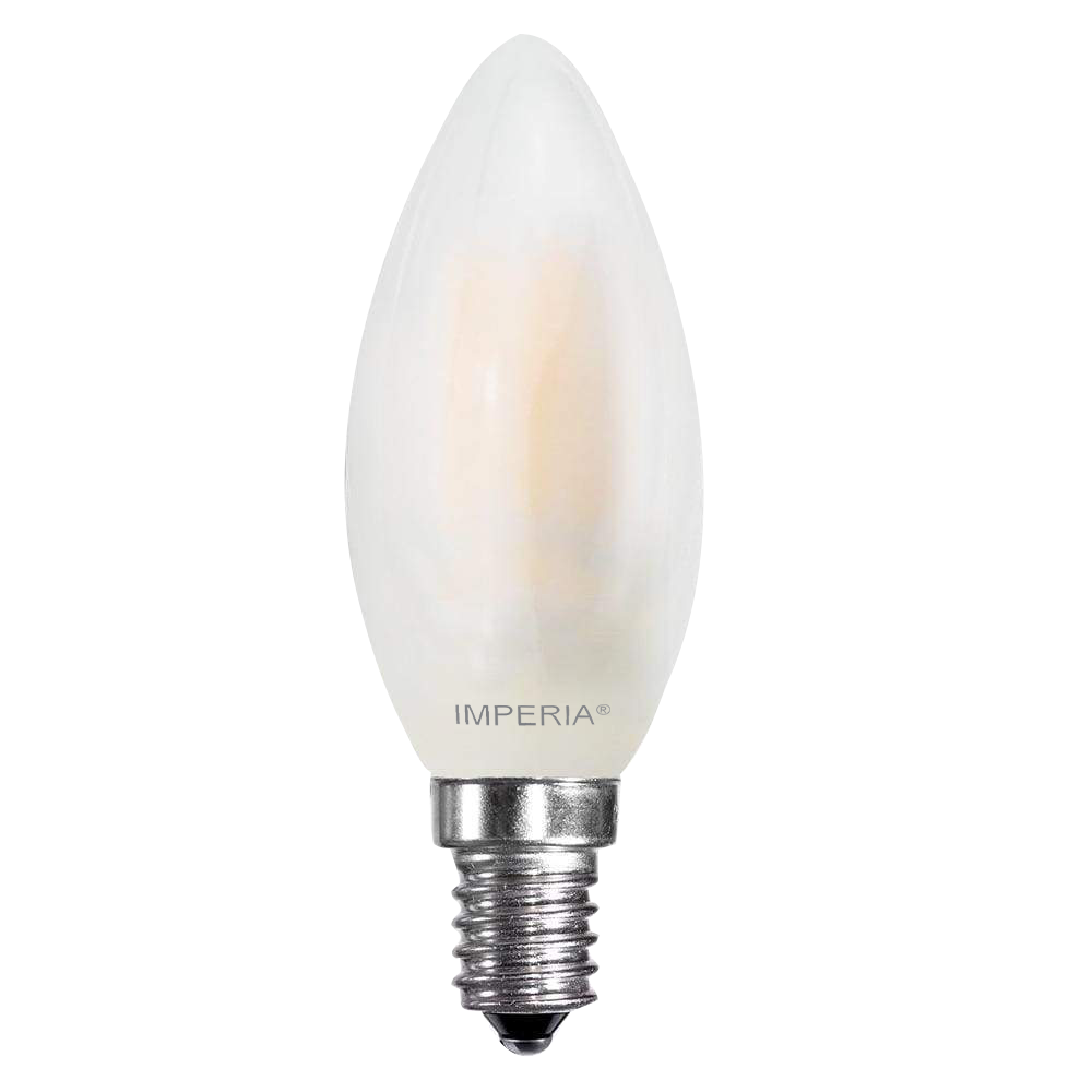LAMPADINA LED OLIVA IMPERIA E14 2700K 6W 230V 25000H FIL.SMER. 206966