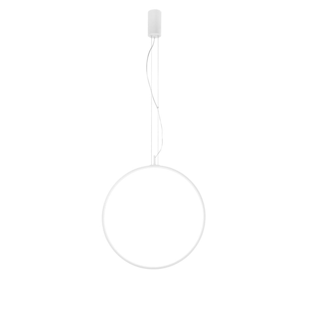 Sospensione LED TOORX in alluminio bianco CCT 60 cm. LED-TOORX-S60-BCO