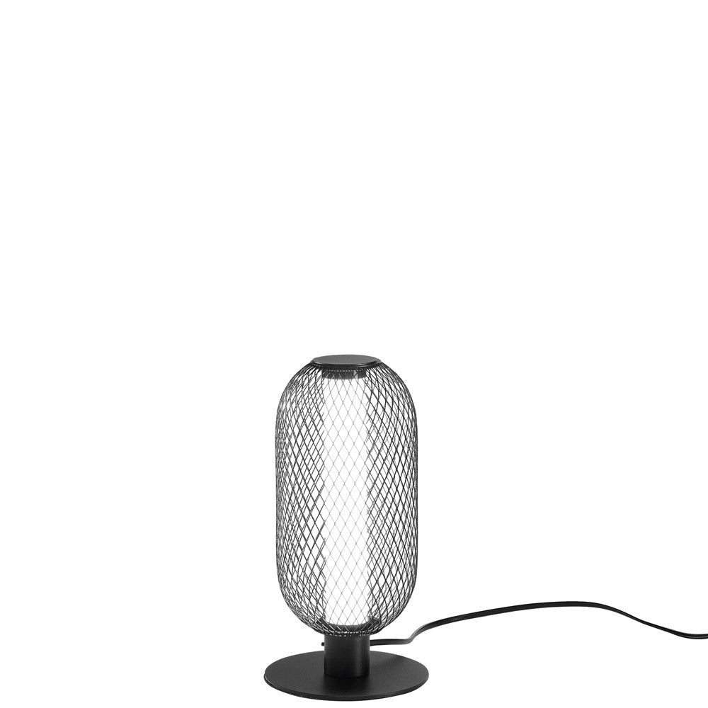 Lume INKAS in vetro soffiato con diffusore in metallo nero CCT LED-INKAS-L-NER
